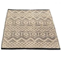 Deerlux Handwoven Black and White Textured Wool Flatweave Kilim Rug, 3' x 5' -Rugs&Mats Official Shop Quickway20Imports20Inc 708607xx72e1ee