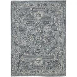 Amer Rug VES70576 Vestige Hand-Tufted Area Rug; Gray - 5 ft. x 7 ft. 6 in.