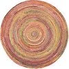 Anji Mountain AMB0397-040R 4 x 4 ft. Round Merida Area Rug; Multicolor