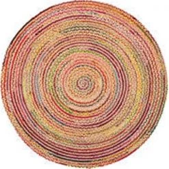 Anji Mountain AMB0397-040R 4 x 4 ft. Round Merida Area Rug; Multicolor