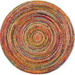 Anji Mountain AMB0398-060R 6 x 6 ft. Round Sayulita Area Rug; Multicolor