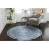 Anji Mountain AMB0425-040R 4 ft. Epona Braided Round Blue Area Rug
