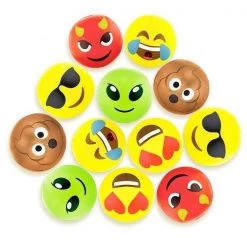 Brybelly SBEA-107 12 in. Emoji Beach Bums - Pack of 12
