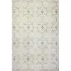 Bashian R129-IV-8X10-HG308 Greenwich Collection Geometric Contemporary Wool & Viscose Hand Tufted Area Rug; Ivory - 7 ft. 9 in. x 9 ft. 9 in. -Rugs&Mats Official Shop Unbeatablesale20Inc BSHN1023xx650xxe9823c