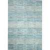 Bashian S185-BL-8X10-ST264 Chelsea Collection Striped Contemporary 100 Percent Wool Hand Tufted Area Rug; Blue - 7 ft. 6 in. x 9 ft. 6 in. -Rugs&Mats Official Shop Unbeatablesale20Inc BSHN1071xx650xx81ff67