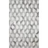 Bashian H112-GY-8X10-H24 Santa Fe Collection Geometric Contemporary Leather Hand Stitched Area Rug; Grey - 8 x 10 ft. -Rugs&Mats Official Shop Unbeatablesale20Inc BSHN1379xx1200xx96a754