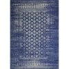 Bashian E110-DKBL-4X6-5362 Everek Collection Geometric Transitional Polypropylene Machine Made Area Rug; Dark Blue - 3 ft. 6 in. x 5 ft. 6 in. -Rugs&Mats Official Shop Unbeatablesale20Inc BSHN1683xx650xxd45ff4