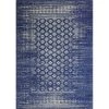Bashian E110-DKBL-5X7.6-5362 Everek Collection Geometric Transitional Polypropylene Machine Made Area Rug; Dark Blue - 5 ft. x 7 ft. 6 in. -Rugs&Mats Official Shop Unbeatablesale20Inc BSHN1685xx650xx29e702