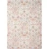 Bashian C189-IV-4X6-CR412 3 ft. 6 in. x 5 ft. 6 in. Corsica Collection Bohemian Polyester Power Loom Area Rug; Ivory -Rugs&Mats Official Shop Unbeatablesale20Inc BSHN2791xx650xx2a9b0a