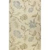 Bashian R131-IV-76X96-AL104 Bashian Valencia Collection Floral Transitional 100 Percent Wool Hand Tufted Area Rug; Ivory - 7 ft. 6 in. x 9 ft. 6 in. -Rugs&Mats Official Shop Unbeatablesale20Inc BSHN286xx650xx0728e6