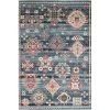 Bashian D113-TE-4X6-MH124 3 ft. 6 in. x 5 ft. 6 in. Dakota Transitional Polypropylene Power Loom Area Rug; Teal -Rugs&Mats Official Shop Unbeatablesale20Inc BSHN3190xx650xx50d14e