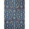 Bashian R131-NV-5X7.6-AL110 Bashian Valencia Collection Floral Transitional 100 Percent Wool Hand Tufted Area Rug; Navy - 5 ft. x 7 ft. 6 in. -Rugs&Mats Official Shop Unbeatablesale20Inc BSHN636xx650xx5ca9ef