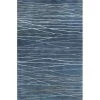 Bashian R129-AZ-8X10-HG238 Bashian Greenwich Collection Abstract Contemporary Wool & Viscose Hand Tufted Area Rug; Azure - 7 ft. 9 in. x 9 ft. 9 in.