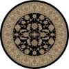 Concord Global Trading Concord Global 44430 5 ft. 3 in. Jewel Antep - Round; Black -Rugs&Mats Official Shop Unbeatablesale20Inc CNC1301xx650xxd14f1b