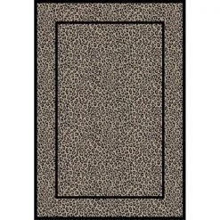 Concord Global Trading Concord Global 44927 7 ft. 10 in. x 9 ft. 10 in. Jewel Leopard - Beige