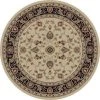 Concord Global Trading Concord Global 49320 5 ft. 3 in. Jewel Marash - Round; Ivory -Rugs&Mats Official Shop Unbeatablesale20Inc CNC1458xx650xxdf1b63