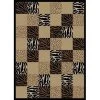 Concord Global Trading Concord Global 62536 6 ft. 7 in. x 9 ft. 6 in. Soho Animal Boxed - Black -Rugs&Mats Official Shop Unbeatablesale20Inc CNC1748xx650xxa558b6