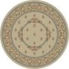 Concord Global Trading Concord Global 63124 3 ft. 11 ft. x 5 ft. 7 in. Jewel F.Lys Medallion - Ivory -Rugs&Mats Official Shop Unbeatablesale20Inc CNC1795xx650xx6dffb5