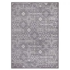 Concard Global Trading 69166 7 x 9 ft. Athens Area Rug; Gray