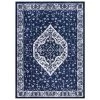 Concard Global Trading 69257 8 x 10 ft. Pearl Heriz Medallion Area Rug; Navy