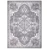 Concord Global Trading 69363 3 x 4 ft. Jefferson Vintage Medallion Rectangle Area Rug; Gray