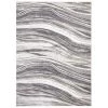 Concord Global Trading 69425 5 x 7 ft. Jefferson Marble Stripes Rectangle Area Rug; Gray -Rugs&Mats Official Shop Unbeatablesale20Inc CNC2272xx650xx662eae