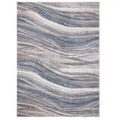 Concard Global Trading 69466 7 x 9 ft. Marble Stripes Area Rug; Multi-color