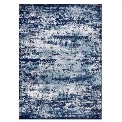 Concard Global Trading 69556 7 x 9 ft. Abstract Area Rug; Navy