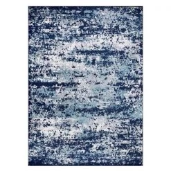 Concard Global Trading 69557 8 x 10 ft. Abstract Area Rug; Navy