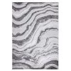 Concard Global Trading 80515 5 x 7 ft. Marble Abstract Area Rug; Gray
