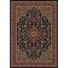 Concord Global Trading Concord Global 20836 6 ft. 7 in. x 9 ft. 6 in. Persian Classics Medallion Kashan - Black