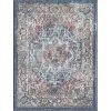 Central Oriental 7856.81.09EC 2 ft. 2 in. x 3 ft. Abstract Polypropylene Backas Rectangle Area Rug; Blue; Rust & Red -Rugs&Mats Official Shop Unbeatablesale20Inc CNOR11915xx1200xxc98513