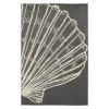 Central Oriental 2339TW71.085 6 ft. x 9 ft. Patio Brights Seashell Polypropylene Indoor & Outdoor Rectangle Area Rug; Gray; Stone & Snow -Rugs&Mats Official Shop Unbeatablesale20Inc CNOR11969xx650xx0db3ec