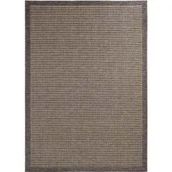 Central Oriental 1736PU58.106P 5 ft. 3 in. x 7 ft. 7 in. TYWD Gather Rectangle Area Rug; Pebble & Natural