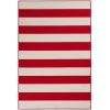 Central Oriental 6006.21.67 7 ft. 10 in. x 9 ft. 10 in. Gainsville Awning Stripe Rug; Red -Rugs&Mats Official Shop Unbeatablesale20Inc CNOR4840xx650xxc2e13b