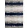 Central Oriental 7111IN58.091 5 ft. x 7 ft. 6 in. Berkshire Mia Stripe Rug; Navy -Rugs&Mats Official Shop Unbeatablesale20Inc CNOR4859xx650xxec44d0