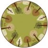 Carpets for Kids 33750 6 ft. Kidsoft Tranquil Trees; Green - Round -Rugs&Mats Official Shop Unbeatablesale20Inc CPFK2043xx1200xxdc6347