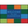 Carpets for Kids 48.6 4 x 6 ft. Rectangle Classroom Welcome Rug -Rugs&Mats Official Shop Unbeatablesale20Inc CPFK2057xx1200xxca7927