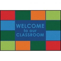 Carpets for Kids 48.6 4 x 6 ft. Rectangle Classroom Welcome Rug