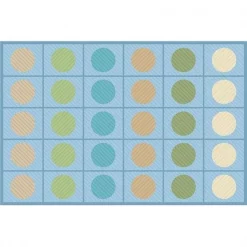 Carpets for Kids 64818 8 x 12 ft. Open Seating Classroom Rug; Calming Color - Rectangle