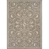 Couristan 15832312039055T 3 ft. 9 in. x 5 ft. 5 in. Recife Veranda Power Loomed Rectangle Area Rug - Champagne & Taupe -Rugs&Mats Official Shop Unbeatablesale20Inc CRS10485xx650xx3c3f17