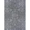 Couristan 23293108020037T 2 ft. x 3 ft. 7 in. Monte Carlo Palmette Power Loomed Rectangle Area Rug - Black; Gray & Ivory -Rugs&Mats Official Shop Unbeatablesale20Inc CRS11386xx650xx13ca41