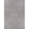 Couristan 23293125076109T 7 ft. 6 in. x 10 ft. 9 in. Monte Carlo Palmette Power Loomed Rectangle Area Rug - Mushroom & Ivory