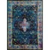 Couristan A7020213036056T 3 ft. 6 in. x 5 ft. 6 in. Gypsy Chartres Power Loomed Rectangle Area Rug - Ultramarine & Mocha