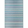 Couristan 14030002066096T 6 ft. 6 in. x 9 ft. 6 in. Cape Brockton Rug; Cobalt & Teal