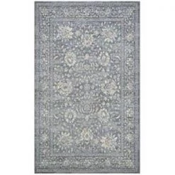 Couristan 71415656053076T 5 ft. 3 in. x 7 ft. 6 in. Sultan Treasures Persian Isfahn Rug; Slate