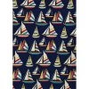 Couristan 68568252056080T 5 x 8 ft. x 6 in. Outdoor Escape Yachting Rug; Navy -Rugs&Mats Official Shop Unbeatablesale20Inc CRS3953xx1200xxef6826