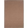Couristan 10011500018037T 2 x 3 ft. 7 in. Recife Saddlestitch Rug - Cocoa & Natural -Rugs&Mats Official Shop Unbeatablesale20Inc CRS669xx650xxb5312d