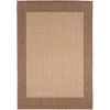 Couristan 10053000063092T 5 ft. 10 in. x 9 ft. 2 in. Recife Checkered Field Rug - Natural & Cocoa -Rugs&Mats Official Shop Unbeatablesale20Inc CRS702xx1200xx9b8bf8