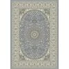 Dynamic Rugs AN710571194646 Ancient Garden Rectangular Rug; Steel Blue & Cream - 6 ft. 7 in. x 9 ft. 6 in.